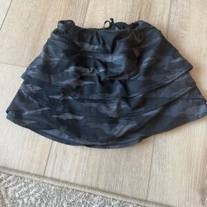 Athleta Girl Black Camo Skort